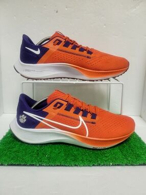 Nike Pegasus 38 Clemson Tigers Shoes Running Trainers Sneaker Collegiate Sz 10.5